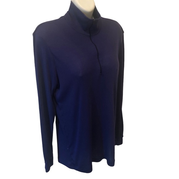Patagonia Capilene Midweight 1/4 Zip Neck Sz.L Layering Top Cozy Purple - Picture 3 of 7